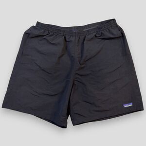 Patagonia Men’s Shorts Baggies Longs 7 Inch Black Stretch Size Large